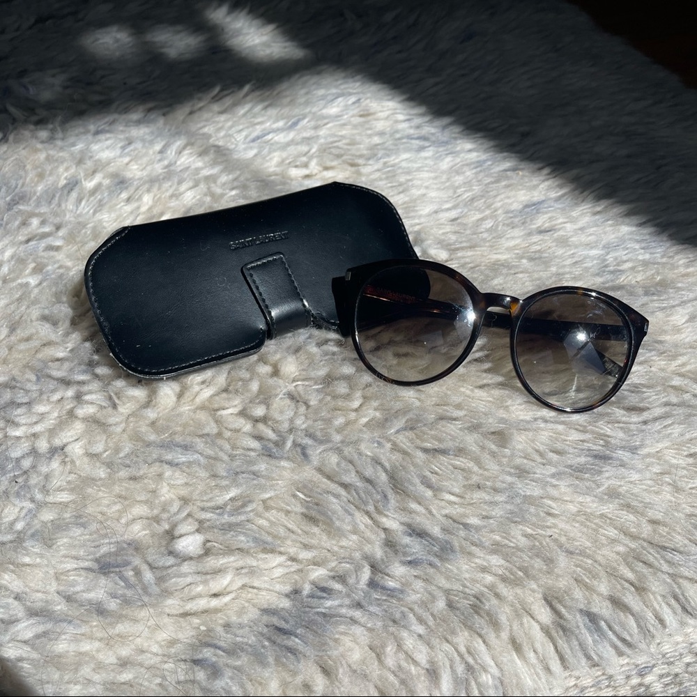 Saint Laurent tortoise shell sunglasses